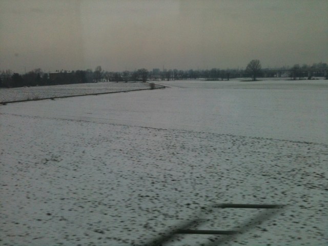 Gennaio 2013. Dal treno
