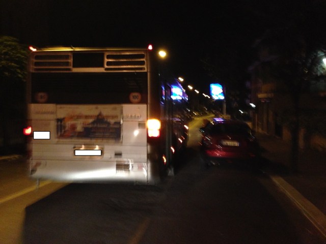 Foto scattata alle 22.57 su via Guinizelli. Dal Colosseo a Monteverde ho impiegato oltre un'ora