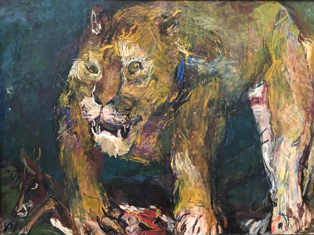 Tigerlöwe, Oskar Kokoshka